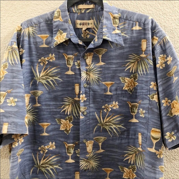 Campia Moda Mens Hawaiian Print Shirt Large - Picture 4 of 6